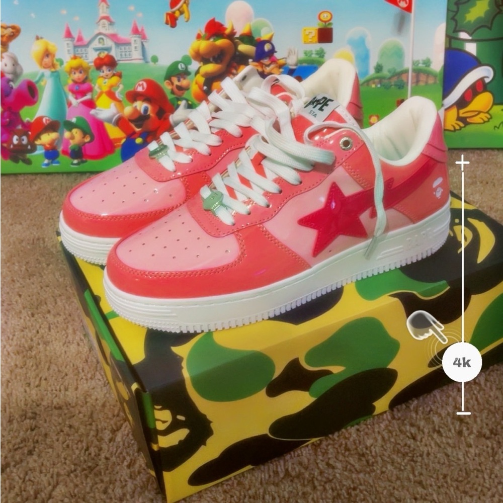 Bapesta pink Low - Picture 4 of 8